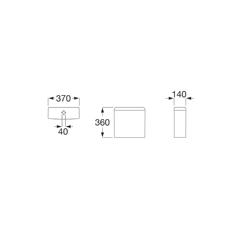 ROCA Cisterna de doble descarga 4,5/3L con alimentación inferior MERIDIAN para Taza Roca Rimless®