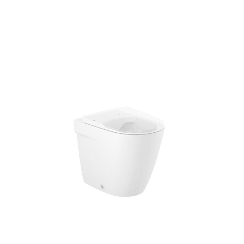 ROCA Taza Rimless® salida dual para inodoro de tanque alto o empotrable ONA