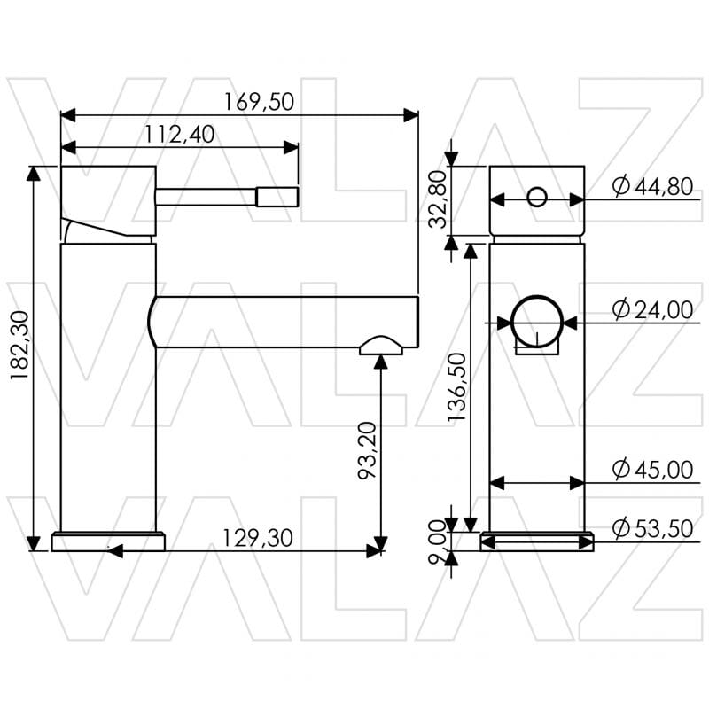 Grifo lavabo alto monomando FAURE cromado - Entorno baño