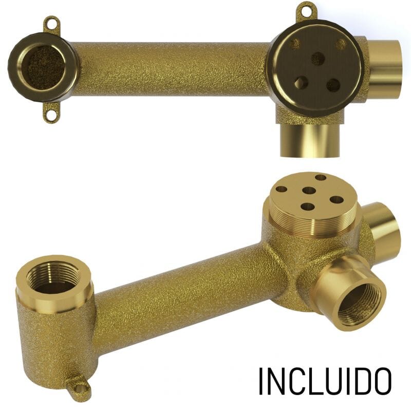 Grifo lavabo empotrado monomando RANDA cromado - Entorno baño