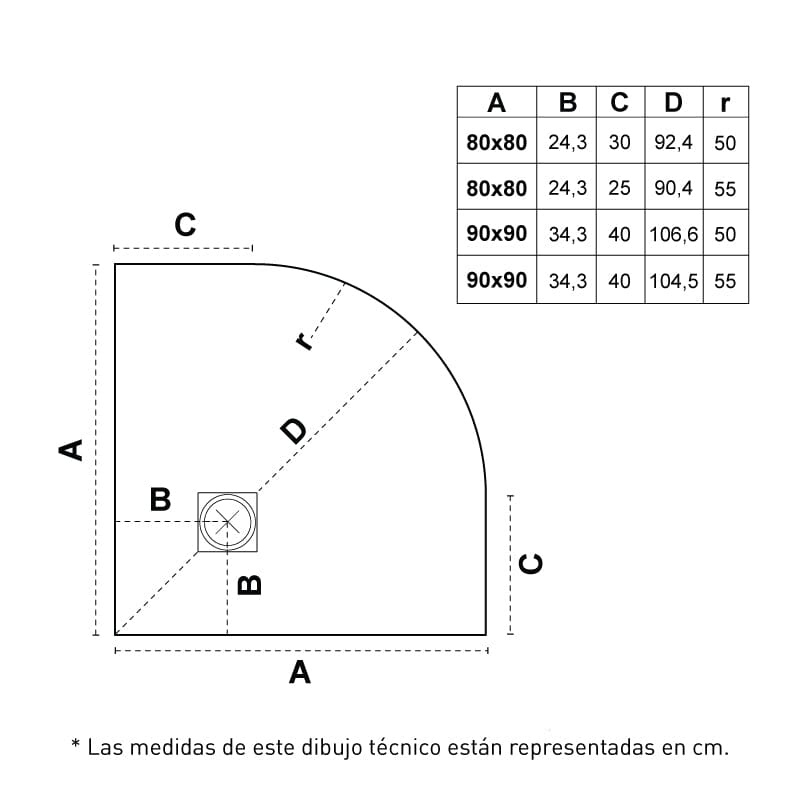 Plato de ducha pizarra ONDA CURVE ANTRACITA - Entorno Baño